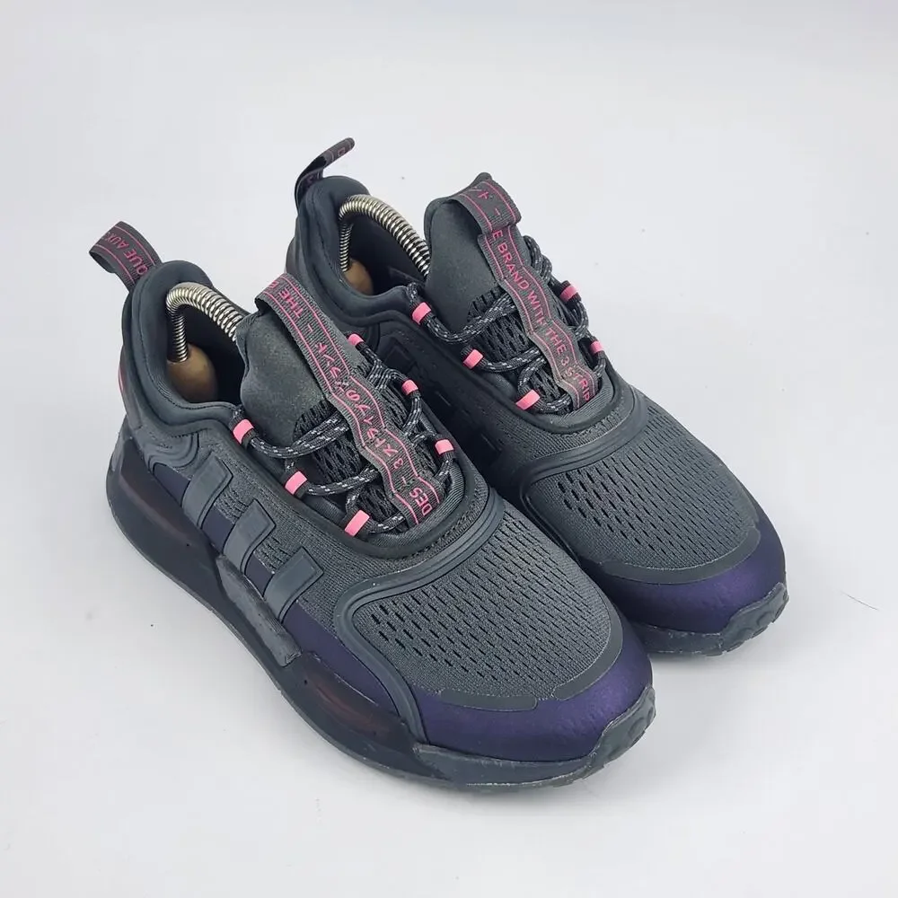 Adidas NMD V3 Youth Casual Shoes Grey/Magenta HQ1667 New Sz 6.5